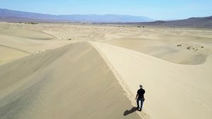 Sand Dunes - Death Valley National Park - Drone