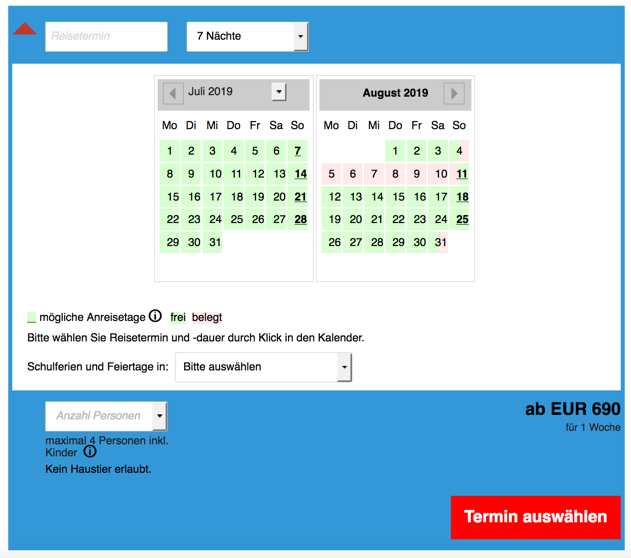 jetzt ab 586 € statt ab 690 € - 7 Tage Strandurlaub in Tirrenia / Toskana in der Suite 48 8