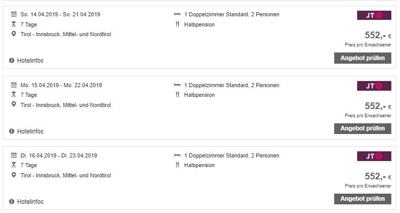 Hotel dasMEI, jetzt ab 146 € statt ab 159 € &#8211; 2, 3 oder 7 Tage Erholungsurlaub in Innsbruck im 4* Hotel dasMEI inkl. Halbpension