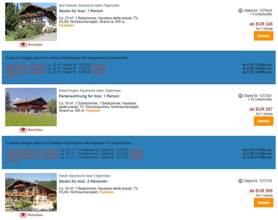 ferienwohnungen-tegernsee Ferienwohnungen am Tegernsee