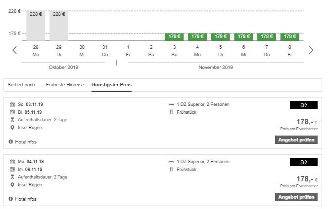 ab 229,50 € - 3,4 oder 7 Tage Insel Rügen / Deutschland im 5* Ceres am Meer inkl. Frühstück 1