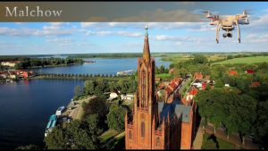Malchow aus der Luft / Drohne über Mecklenburg