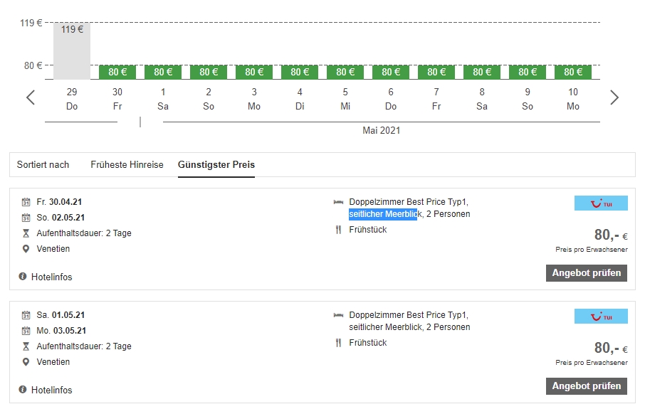 screenshot-hotel-bellevue Hotel Bellevue, ab 80 € – 2,3 oder 7 Tage Bibione / italienische Adriaküste im 4* Hotel Bellevue